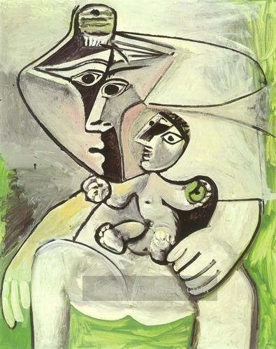 Maternit a la pomme Woman et enfant 1971 Kubismus Pablo Picasso Ölgemälde
